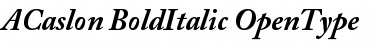 Download Adobe Caslon Bold Italic Font