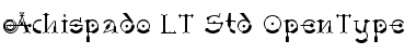Download Achispado LT Std Font