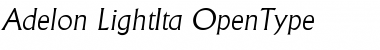 Download Adelon-LightIta Font