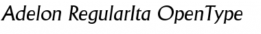 Download Adelon-RegularIta Font