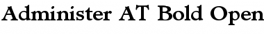 Download Administer AT Bold Font Download Administer AT Bold Font