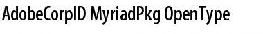 Download Adobe Corporate ID Myriad Package Font