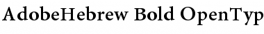 Download Adobe Hebrew Font