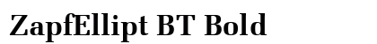 ZapfEllipt BT Bold