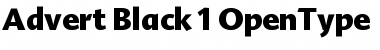 Download Advert-Black Font Download Advert-Black Font