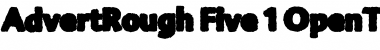 Download AdvertRough Font