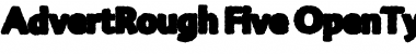 Download Advert Rough Five Font Download Advert Rough Five Font