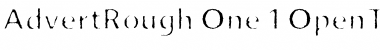 Download AdvertRough Font