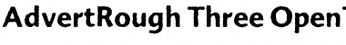 Download Advert Rough Three Font Download Advert Rough Three Font