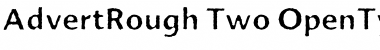 Download Advert Rough Two Font Download Advert Rough Two Font