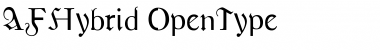 Download AFHybrid Font