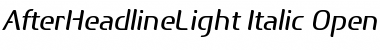 Download After Headline Light Font Download After Headline Light Font