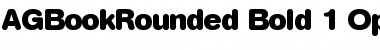 Download AG Book Rounded Font