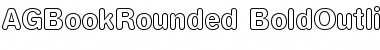 Download AG Book Rounded Font