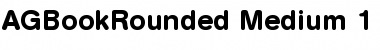 Download AG Book Rounded Font