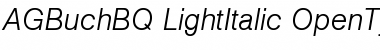 Download AG Buch BQ Font