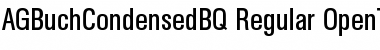 Download AG Buch Condensed BQ Font