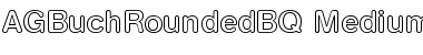 Download AG Buch Rounded BQ Font