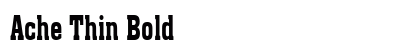 Ache Thin Bold