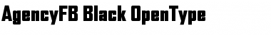 Download AgencyFB Black Font