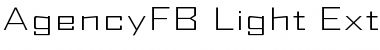 Download AgencyFB Light Extended Font Download AgencyFB Light Extended Font