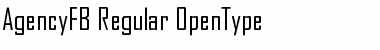 Download AgencyFB Regular Font