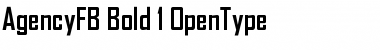 Download AgencyFB Font