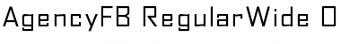 Download AgencyFB Font