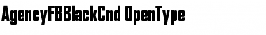 Download AgencyFBBlackCnd Font Download AgencyFBBlackCnd Font