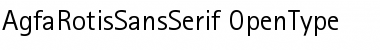 Download AgfaRotisSansSerif Font
