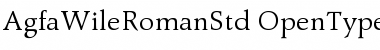 Download Agfa Wile Roman Std Font