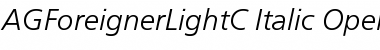 Download AGForeignerLightC Font