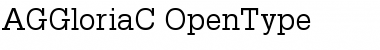 Download AGGloriaC Font