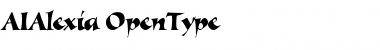 Download AIAlexia Font