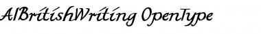 Download AIBritishWriting Font