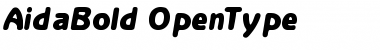 Download AidaBold Font Download AidaBold Font