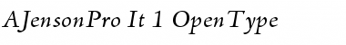 Download Adobe Jenson Pro Font