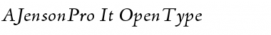 Download Adobe Jenson Pro Font