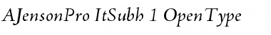 Download Adobe Jenson Pro Font
