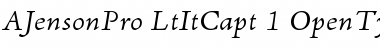 Download Adobe Jenson Pro Font