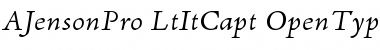 Download Adobe Jenson Pro Font