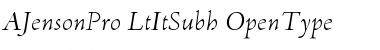 Download Adobe Jenson Pro Font