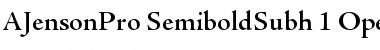 Download Adobe Jenson Pro Font