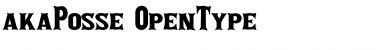 Download akaPosse Font