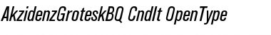 Download Akzidenz-Grotesk BQ Condensed Italic Font