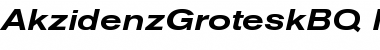 Download Akzidenz-Grotesk BQ Medium Extended Italic Font