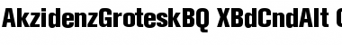 Download Akzidenz-Grotesk BQ Extra Bold Condensed Alt Font