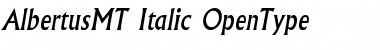 Download Albertus MT Font