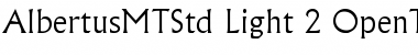 Download Albertus MT Std Font