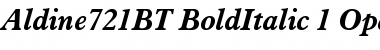 Download Aldine 721 Font